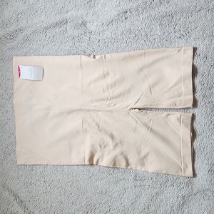 NWT Shapewear high-waisted shaper shorts size 4XL beige cream